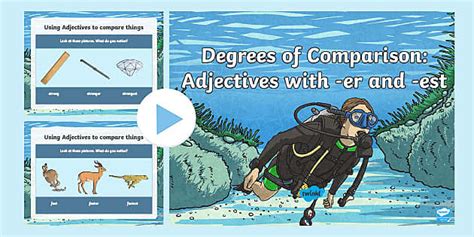 rule er video|Degrees of Comparison: Using Suffixes –er and –est .